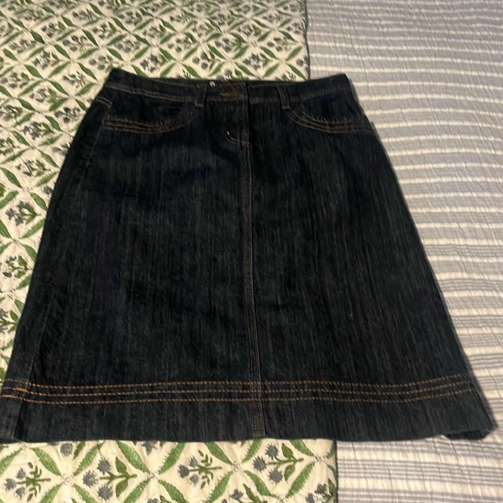 Boden denim skirt